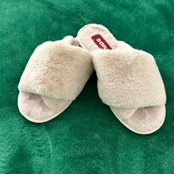 Sorel-go mail run slipoers SZ 7 color natural sea salt - Picture 1 of 3